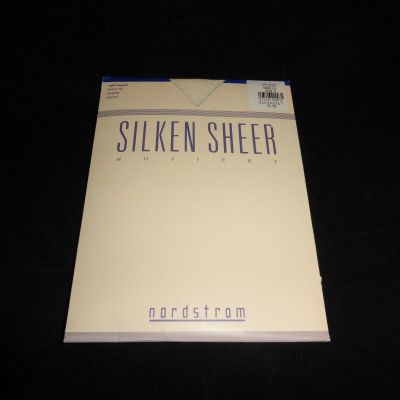 Vintage Nordstrom Silken Sheer Hosiery Pantyhose Size A Vanila White Control Top